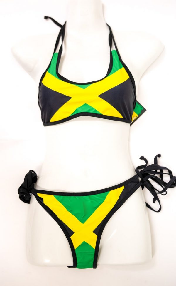 Jamaican Flag Sports Bikini 876 Worldwide