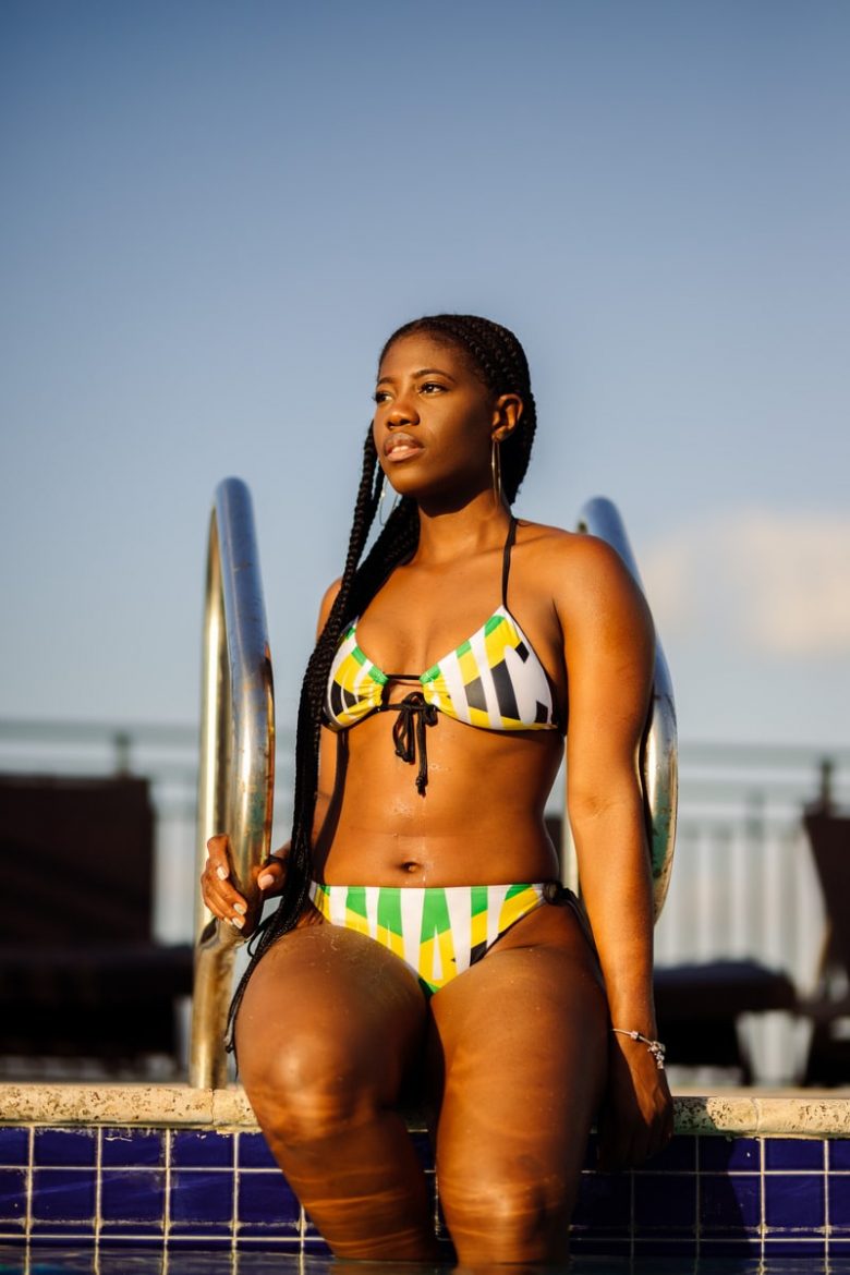 Jamaican White Flag Bikini 876 Worldwide